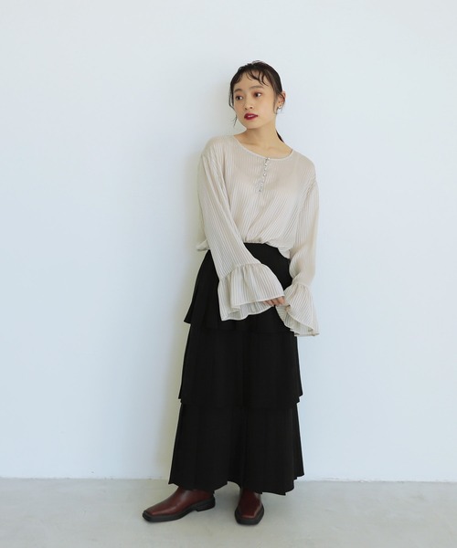 ur,Melty（ユアメルティー）の「3段プリーツスカート（スカート）」 - WEAR 