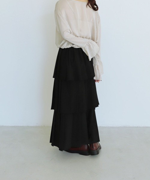 ur,Melty（ユアメルティー）の「3段プリーツスカート（スカート）」 - WEAR 