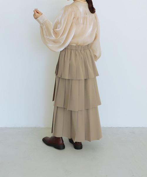 ur,Melty（ユアメルティー）の「3段プリーツスカート（スカート）」 - WEAR 