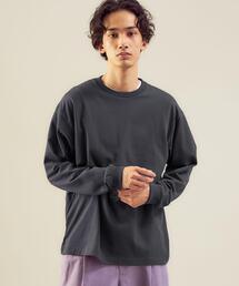 green label relaxing | ＜green label relaxing＞コンフィヤーン ピーチ クルーネック 長袖 カットソー(Tシャツ/カットソー)