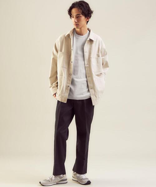 green label relaxing（グリーンレーベルリラクシング）の「＜green label relaxing＞コンフィヤーン ピーチ クルーネック 長袖 カットソー（Tシャツ/カットソー・メンズ・ライトグレー/コバルトブルー/ダークグレー・S/M/XL/L）」の12枚目の写真