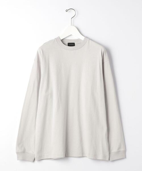 green label relaxing（グリーンレーベルリラクシング）の「＜green label relaxing＞コンフィヤーン ピーチ クルーネック 長袖 カットソー（Tシャツ/カットソー・メンズ・ライトグレー/コバルトブルー/ダークグレー・S/M/XL/L）」の15枚目の写真