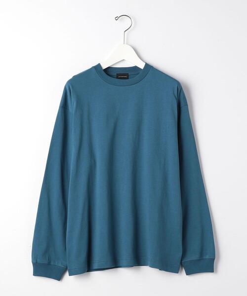 green label relaxing（グリーンレーベルリラクシング）の「＜green label relaxing＞コンフィヤーン ピーチ クルーネック 長袖 カットソー（Tシャツ/カットソー・メンズ・ライトグレー/コバルトブルー/ダークグレー・S/M/XL/L）」の17枚目の写真
