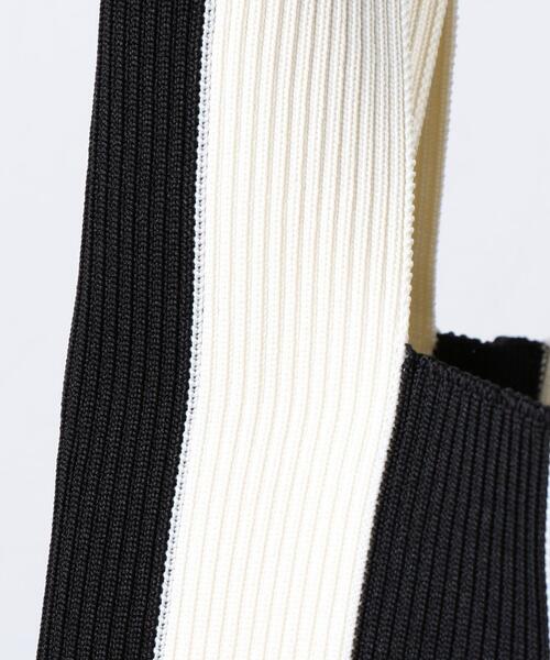 LASTFRAME（ラストフレーム）の「＜LASTFRAME（ラストフレーム）＞MARKET ストライプ バッグ M（トートバッグ・レディース・ホワイト・FREE）」の8枚目の写真