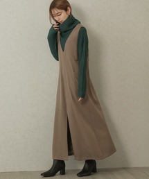 La-gemme | センタースリットジャンパースカート(ワンピース)