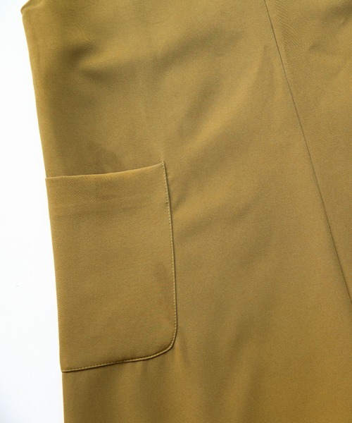 La-gemme（ラジェム）の「センタースリットジャンパースカート（ワンピース・レディース・ブラック/ベージュ/ブラウン/グリーン/マスタード・フリー/C）」の17枚目の写真