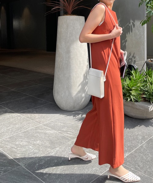 StyleSea（スタイルシー）の「ノースリーブオールインワン（つなぎ/オールインワン・レディース・ブラック/ラベンダー/ブラウン・SMALL/MEDIUM）」の11枚目の写真