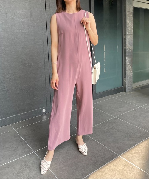 StyleSea（スタイルシー）の「ノースリーブオールインワン（つなぎ/オールインワン・レディース・ブラック/ラベンダー/ブラウン・SMALL/MEDIUM）」の14枚目の写真