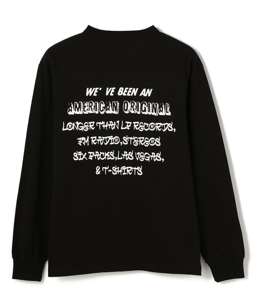 schott（ショット）の「Schott/ショット/PHOTO LS T-SHIRT BROOKLYN BRIDGE"/ロンT ブルックリン橋"（Tシャツ/カットソー・メンズ・ホワイト/ブラック/ライトブルー・MEDIUM/X-LARGE/LARGE）」の6枚目の写真