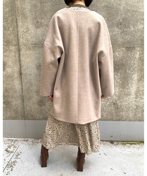 MLI'A（エムリア）の「配色切替花柄／ワンピース（ワンピース・レディース・アイボリー/ブラック・M）」の11枚目の写真