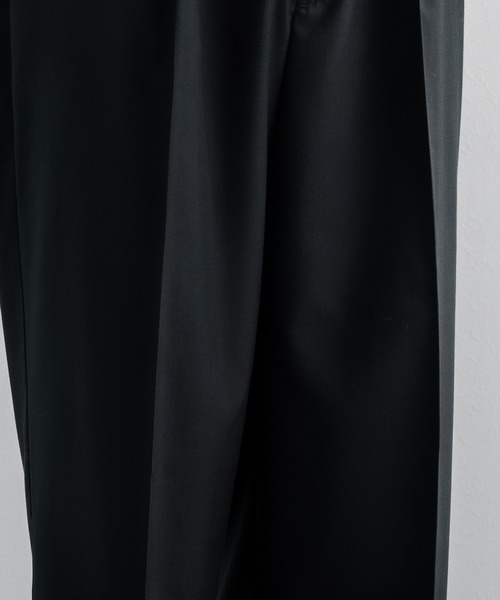 epnok(エプノック)の「ワイドストレートパンツ(スラックス・メンズ・ブラック/ダークグリーン/ベージュ・SMALL/MEDIUM/LARGE)」の21枚目の写真