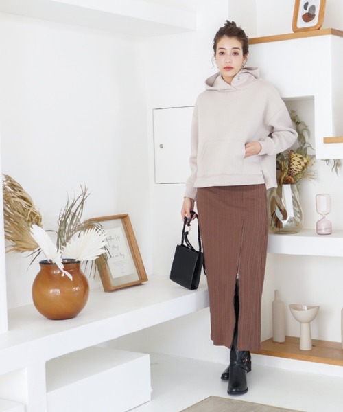 VIVIAN（ヴィヴィアン）の「ビット付きサイドベルトロングブーツ（ブーツ・レディース・ブラック/ダークブラウン/グレー・S/M/L/LL）」の15枚目の写真