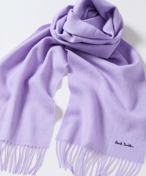 SETUP7(セットアップセブン)の「【Paul Smith】ピュアウールソリッドマフラー(マフラー・メンズ・チャコールグレー/ライトグレー/ストーン/ブラック×グレー/ブラック×ブルー/グレー×ピンク/ベージュ/ネイビー/ラベンダー/バーガンディー/ピンク・FREE)」の9枚目の写真