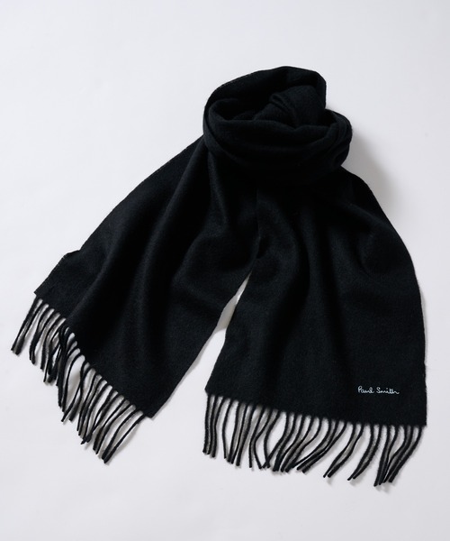 SETUP7(セットアップセブン)の「【Paul Smith】ピュアウールソリッドマフラー(マフラー・メンズ・チャコールグレー/ライトグレー/ストーン/ブラック×グレー/ブラック×ブルー/グレー×ピンク/ベージュ/ネイビー/ラベンダー/バーガンディー/ピンク・FREE)」の18枚目の写真