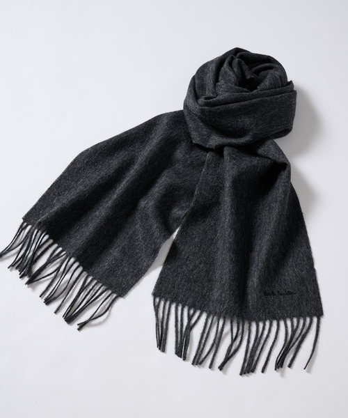 SETUP7(セットアップセブン)の「【Paul Smith】ピュアウールソリッドマフラー(マフラー・メンズ・チャコールグレー/ライトグレー/ストーン/ブラック×グレー/ブラック×ブルー/グレー×ピンク/ベージュ/ネイビー/ラベンダー/バーガンディー/ピンク・FREE)」の21枚目の写真