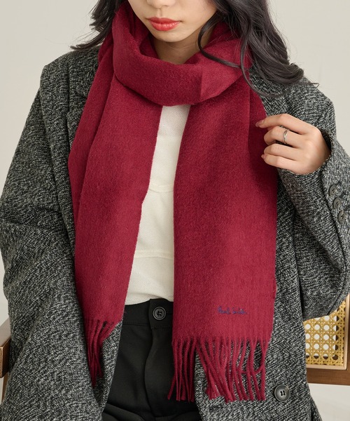 セール】【Paul Smith】ピュアウールソリッドマフラー（マフラー