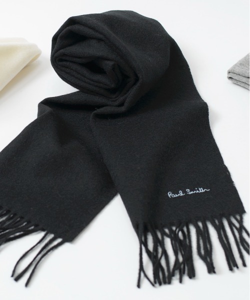 SETUP7(セットアップセブン)の「【Paul Smith】ピュアウールソリッドマフラー(マフラー・メンズ・チャコールグレー/ライトグレー/ストーン/ブラック×グレー/ブラック×ブルー/グレー×ピンク/ベージュ/ネイビー/ラベンダー/バーガンディー/ピンク・FREE)」の19枚目の写真