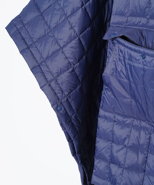 TAION（タイオン）の「【 TAION / タイオン 】 マウンテン ダウン ポンチョ TAION106MTPC DON（ポンチョ・レディース・オリーブドラブ/ブラック/ネイビー/キャメル/ライトグレー・FREE）」の18枚目の写真