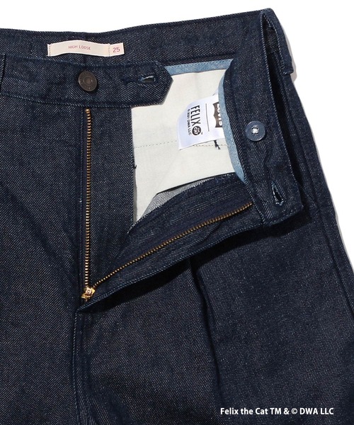 VANSON × FELIX THE CAT デニム ジーンズ W38 XL程度