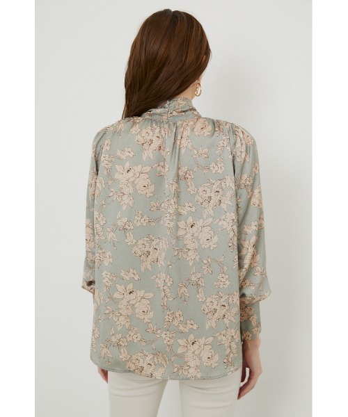 rienda（リエンダ）の「ボウタイパフスリーブブラウス（シャツ/ブラウス・レディース・ダークパープル/ブラウン系その他/グリーン系その他・FREE）」の13枚目の写真