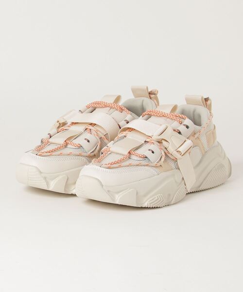 SILVER BULLET（シルバーバレット）の「『SILVER BULLET SELECT AC/シルバーバレットセレクト』ボリューミーソールスニーカー【Y】（スニーカー・メンズ・ベージュ/ブラック・42/44/40）」の6枚目の写真