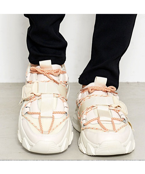 SILVER BULLET（シルバーバレット）の「『SILVER BULLET SELECT AC/シルバーバレットセレクト』ボリューミーソールスニーカー【Y】（スニーカー・メンズ・ベージュ/ブラック・42/44/40）」の4枚目の写真