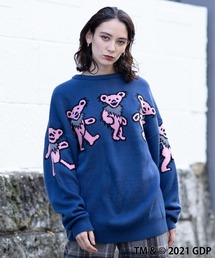 X-girl | X-girl × GRATEFUL DEAD BEAR KNIT TOP(ニット/セーター)