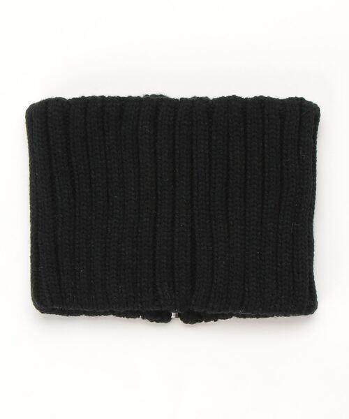 WEGO（ウィゴー）の「WEGO/【WEB限定】リングジップネックウォーマー（ネックウォーマー/スヌード・メンズ・ブラック・FREE）」の2枚目の写真