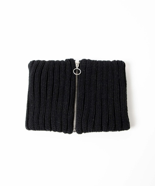 WEGO（ウィゴー）の「WEGO/【WEB限定】リングジップネックウォーマー（ネックウォーマー/スヌード・メンズ・ブラック・FREE）」の7枚目の写真