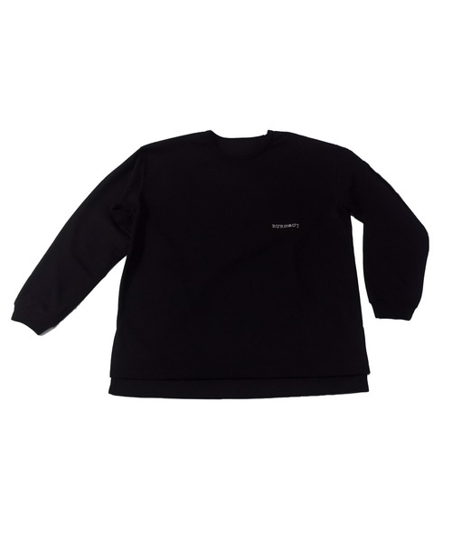 BURNOUT(バーンアウト)の「【BURNOUT】L/S プルオーバー ニット(Tシャツ/カットソー・メンズ・ブラック/ブラックミックス/ヘザーグレー・M/L)」の10枚目の写真