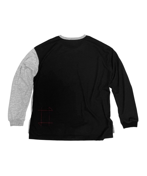 BURNOUT(バーンアウト)の「【BURNOUT】L/S プルオーバー ニット(Tシャツ/カットソー・メンズ・ブラック/ブラックミックス/ヘザーグレー・M/L)」の15枚目の写真