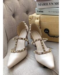 RESEXXY | スタッズピンヒールパンプス(パンプス)