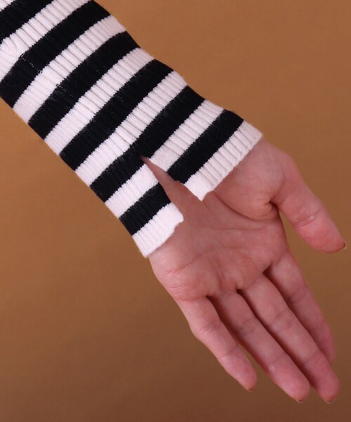 DRESSTERIOR（ドレステリア）の「◆リブハイゲージニット（ニット/セーター・レディース・パープル系/チャコールグレー/オフホワイト/ブラック系2・38/36）」の11枚目の写真