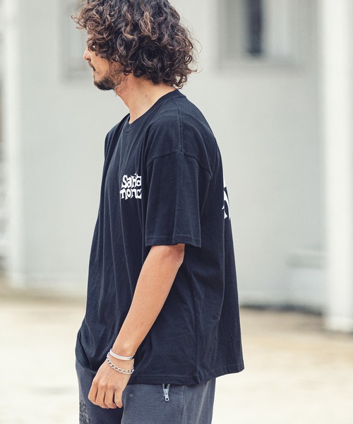 MARBLES（マーブルズ）の「mt7556-STANDARD TEE (SANTAMONICA) Tシャツ（Tシャツ/カットソー・メンズ・ホワイト/ブラック/パープル・M/XL/S/L）」の7枚目の写真