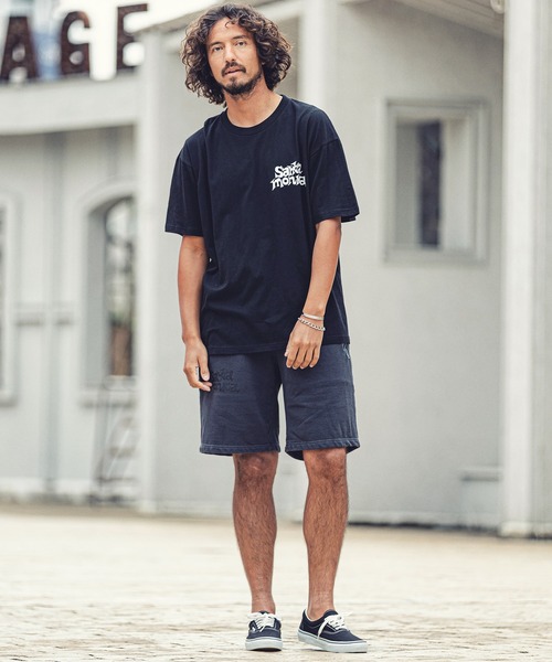 MARBLES（マーブルズ）の「mt7556-STANDARD TEE (SANTAMONICA) Tシャツ（Tシャツ/カットソー・メンズ・ホワイト/ブラック/パープル・M/XL/S/L）」の8枚目の写真