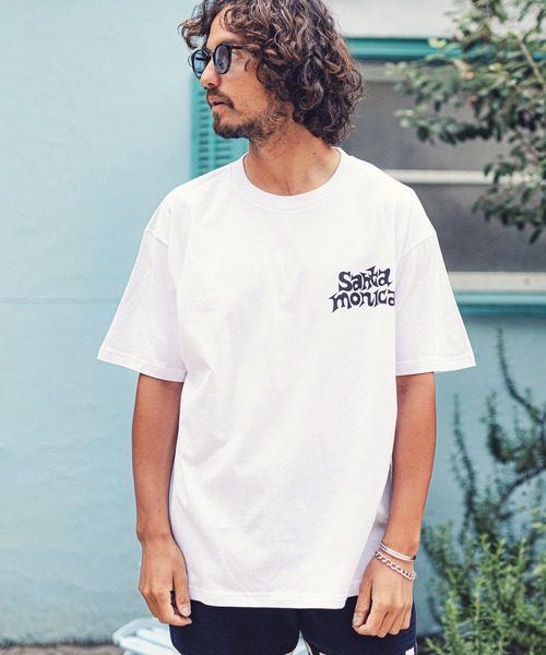 MARBLES（マーブルズ）の「mt7556-STANDARD TEE (SANTAMONICA) Tシャツ（Tシャツ/カットソー・メンズ・ホワイト/ブラック/パープル・M/XL/S/L）」の10枚目の写真