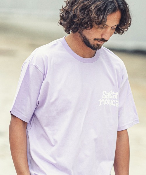MARBLES（マーブルズ）の「mt7556-STANDARD TEE (SANTAMONICA) Tシャツ（Tシャツ/カットソー・メンズ・ホワイト/ブラック/パープル・M/XL/S/L）」の14枚目の写真