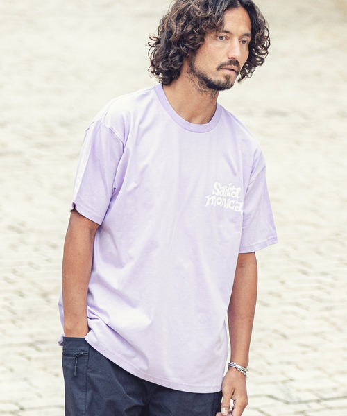 MARBLES（マーブルズ）の「mt7556-STANDARD TEE (SANTAMONICA) Tシャツ（Tシャツ/カットソー・メンズ・ホワイト/ブラック/パープル・M/XL/S/L）」の16枚目の写真