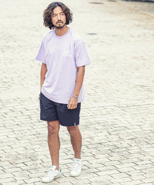 MARBLES（マーブルズ）の「mt7556-STANDARD TEE (SANTAMONICA) Tシャツ（Tシャツ/カットソー・メンズ・ホワイト/ブラック/パープル・M/XL/S/L）」の17枚目の写真