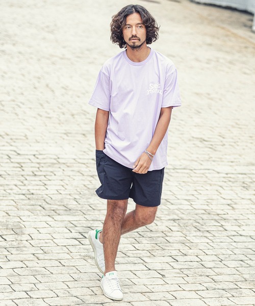 MARBLES（マーブルズ）の「mt7556-STANDARD TEE (SANTAMONICA) Tシャツ（Tシャツ/カットソー・メンズ・ホワイト/ブラック/パープル・M/XL/S/L）」の18枚目の写真