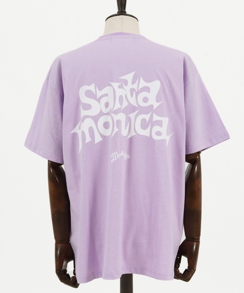 MARBLES（マーブルズ）の「mt7556-STANDARD TEE (SANTAMONICA) Tシャツ（Tシャツ/カットソー・メンズ・ホワイト/ブラック/パープル・M/XL/S/L）」の22枚目の写真