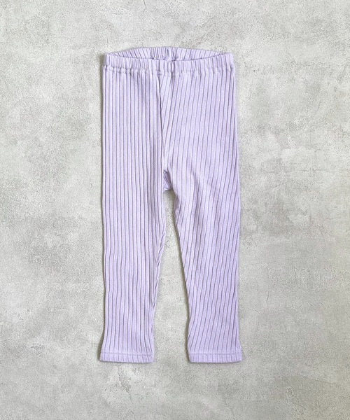 CALMIA（カルミア）の「裏起毛テレコフルタケレギンス（80～150cm）（レギンス/スパッツ・キッズ・イエロー/ラベンダー/チャコール・90/100/110/120/80/130/95/140/150）」の4枚目の写真