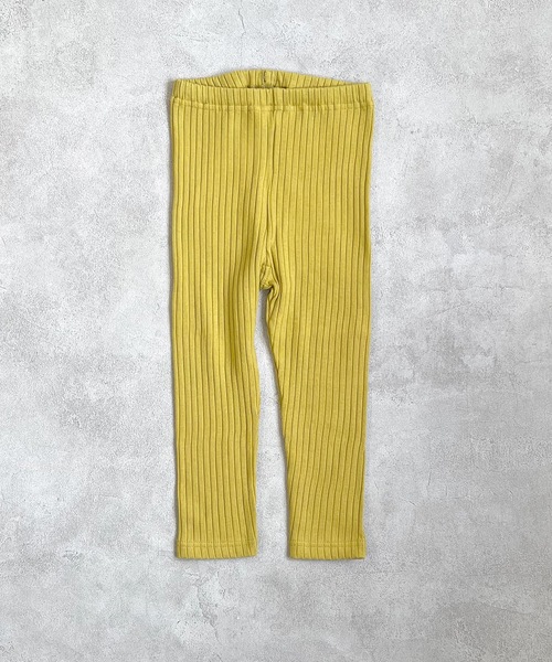 CALMIA（カルミア）の「裏起毛テレコフルタケレギンス（80～150cm）（レギンス/スパッツ・キッズ・イエロー/ラベンダー/チャコール・90/100/110/120/80/130/95/140/150）」の5枚目の写真