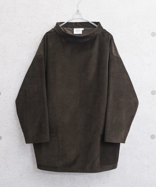 WAIPER.inc(ワイパーインク)の「NEWLYN-C CORDUROY SMOCK ROUND NECK(シャツ/ブラウス・メンズ・ブラック/ネイビー/ブラウン/タン・M/L/XL)」の19枚目の写真