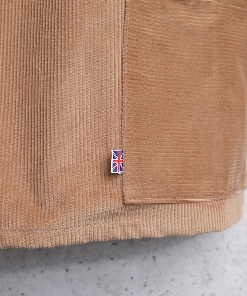 WAIPER.inc(ワイパーインク)の「NEWLYN-C CORDUROY SMOCK ROUND NECK(シャツ/ブラウス・メンズ・ブラック/ネイビー/ブラウン/タン・M/L/XL)」の20枚目の写真