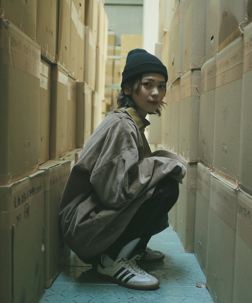 WAIPER.inc(ワイパーインク)の「NEWLYN-C CORDUROY SMOCK ROUND NECK(シャツ/ブラウス・メンズ・ブラック/ネイビー/ブラウン/タン・M/L/XL)」の12枚目の写真