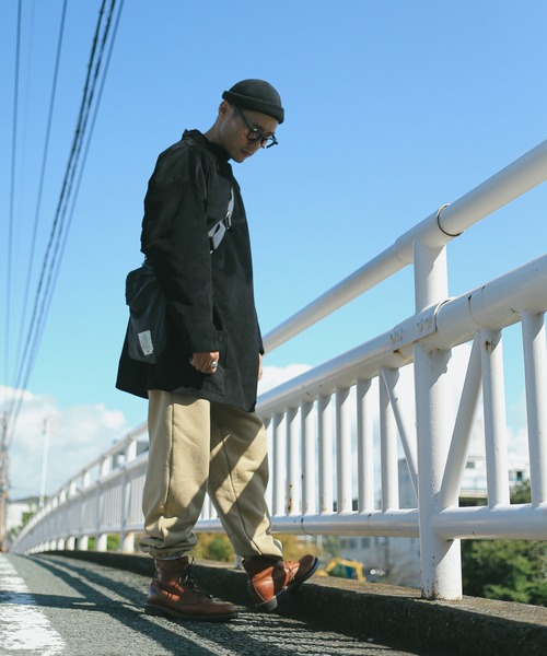 WAIPER.inc(ワイパーインク)の「NEWLYN-C CORDUROY SMOCK ROUND NECK(シャツ/ブラウス・メンズ・ブラック/ネイビー/ブラウン/タン・M/L/XL)」の8枚目の写真