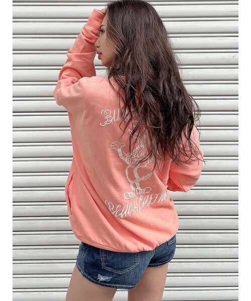 セール】BICOLOR POSH BUNNY Vネックスウェットトップス