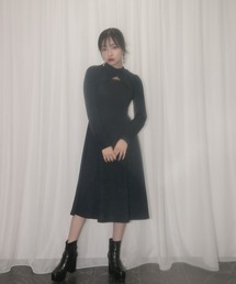 ANDGEEBEE | フロントオープンカットワンピ(ワンピース)