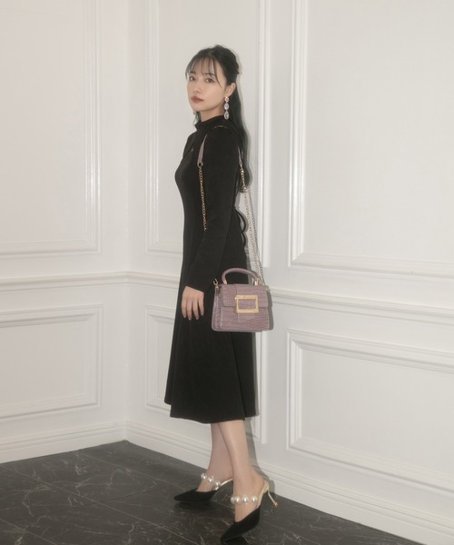 ANDGEEBEE（アンジービー）の「フロントオープンカットワンピ（ワンピース・レディース・ブラック/ネイビー・MEDIUM）」の20枚目の写真